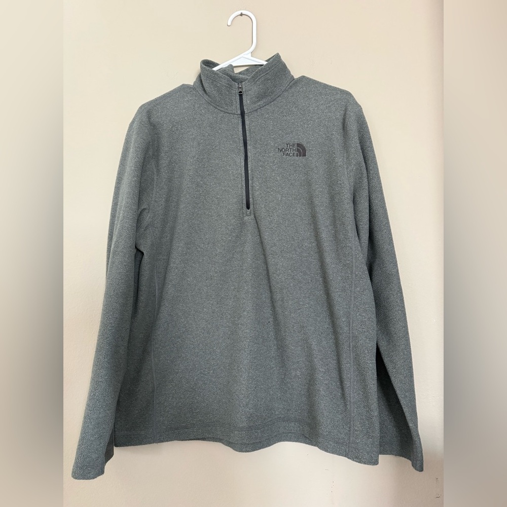 The North Face Charcoal Gray Half-Zip Pullover